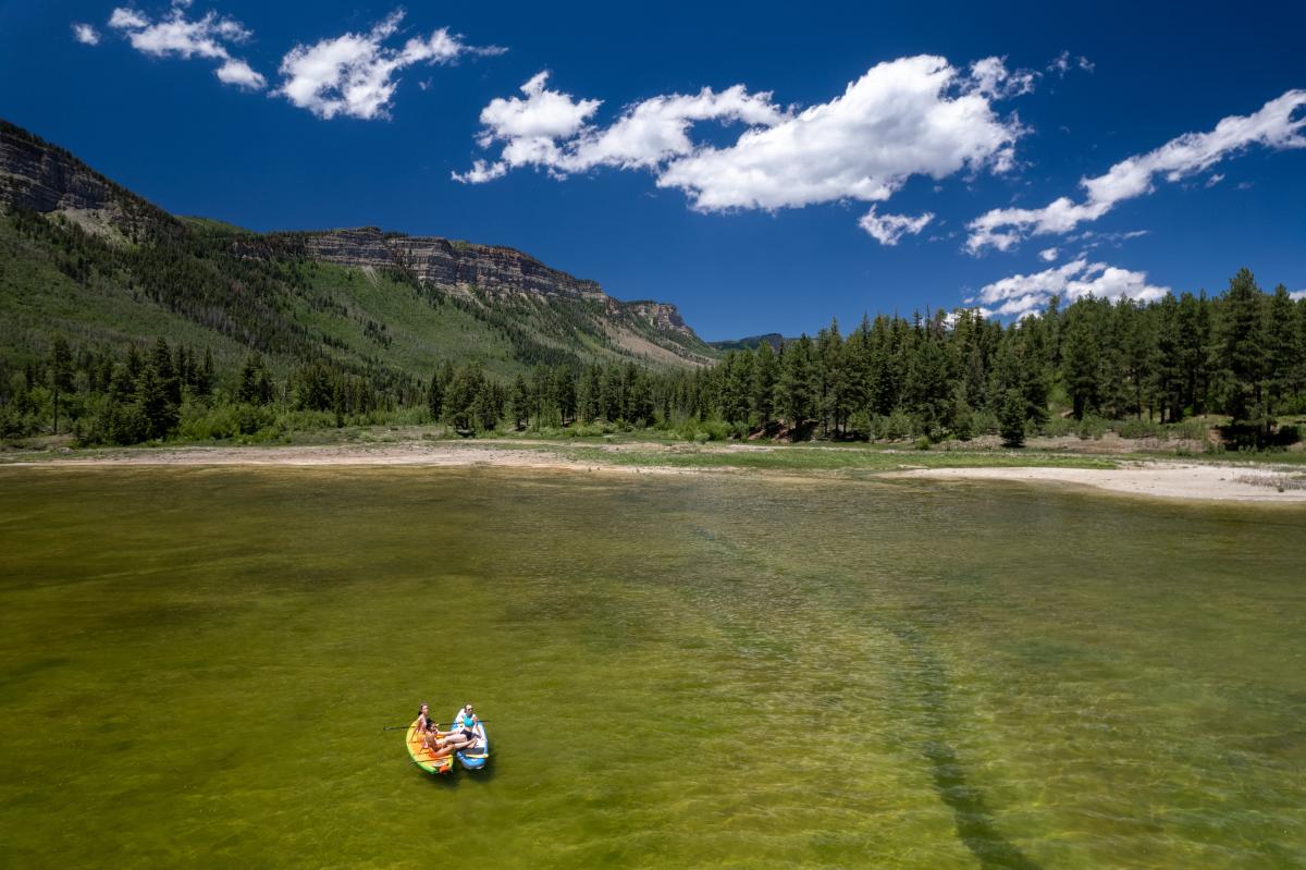 Stand Up Paddleboarding (SUP) at Haviland Lake During Spring