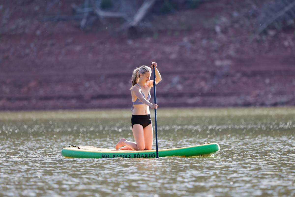 SUP at Lemon Reservoir During Summer | Rhyler Overend | Visit Durango