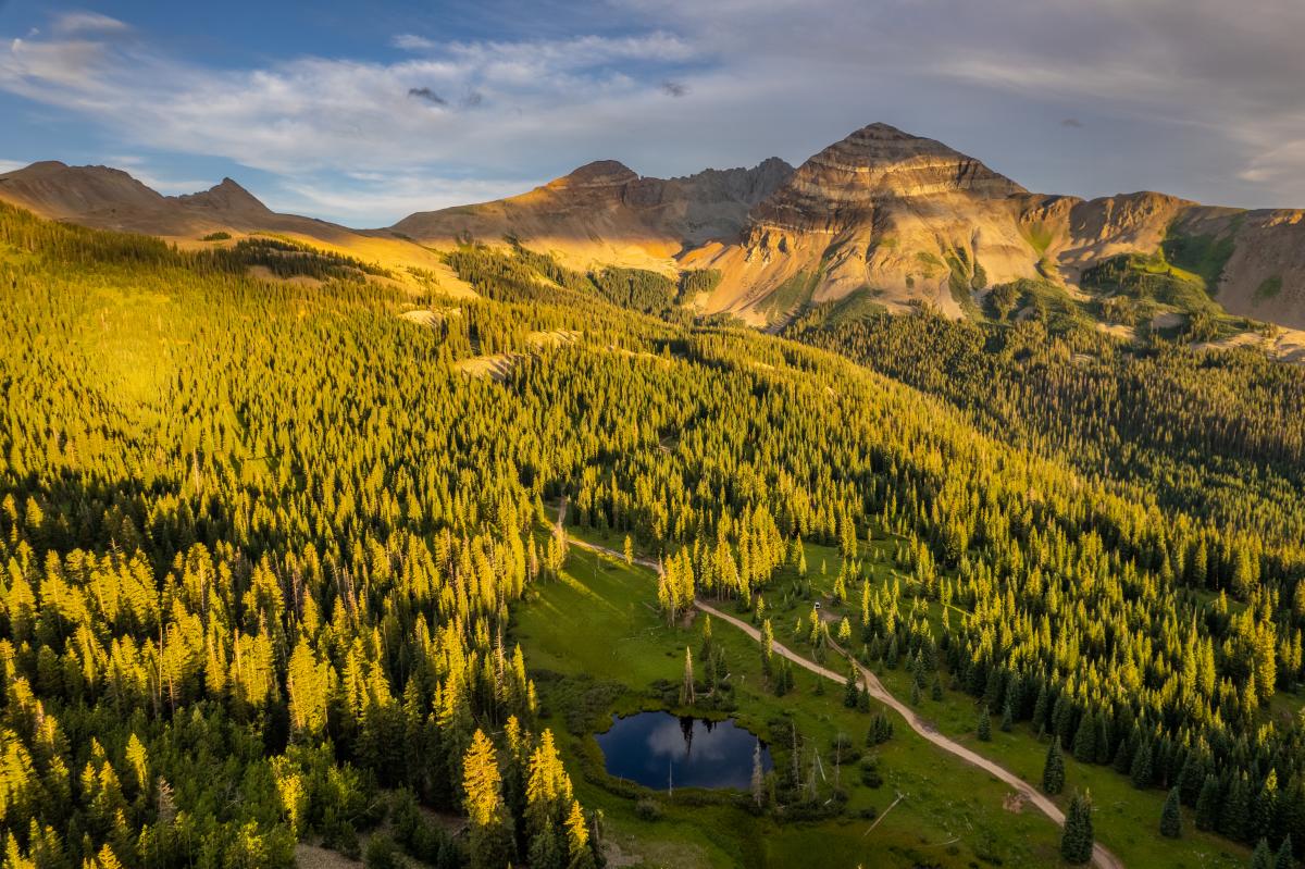 Twin Lakes Outside of La Plata Canyon During Summer