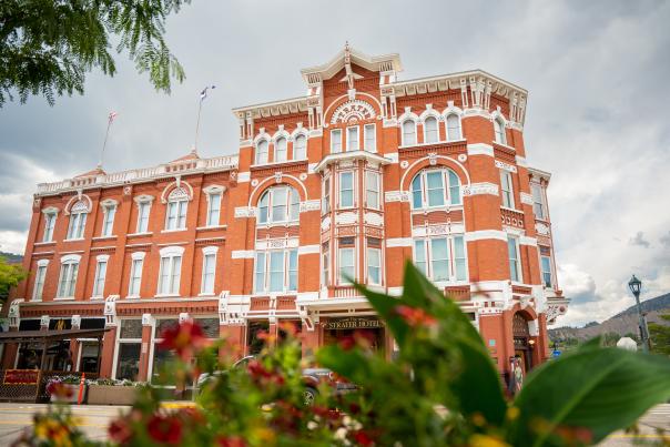 Strater Hotel with Clouds During Summer