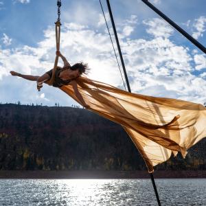 Private Show by Secret Circus Society During Fall at Lemon Reservoir | Dave Sugnet | Visit Durango