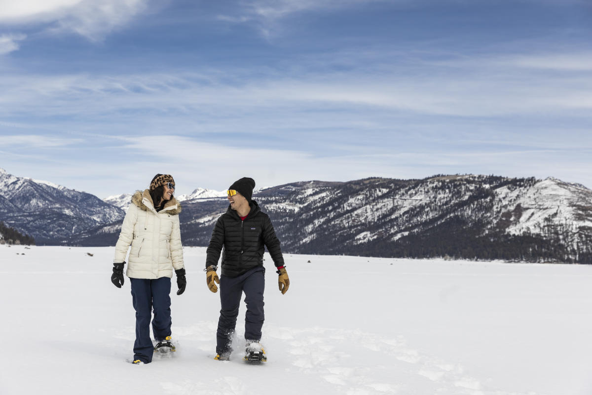 Snowshoeing at Vallecito Nordic Ski Club Area During Winter | Ben Brashear | Visit Durango