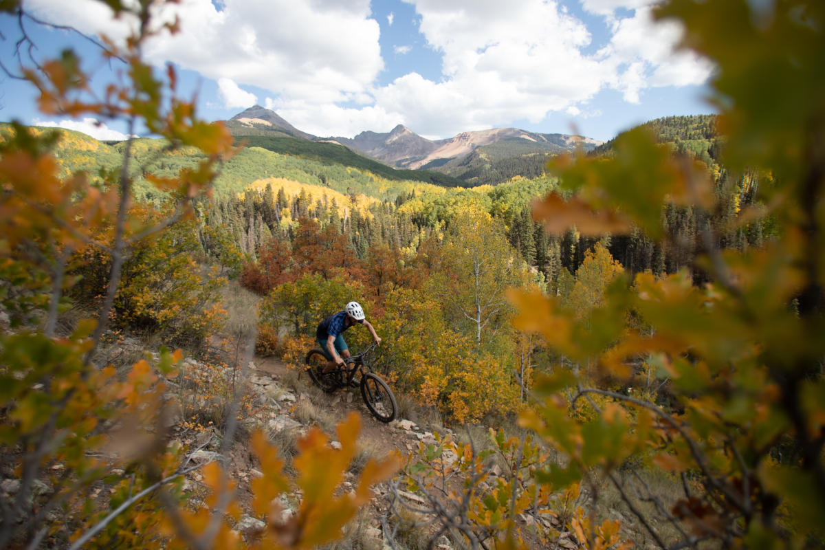 Mountain Biking in Mancos During Fall