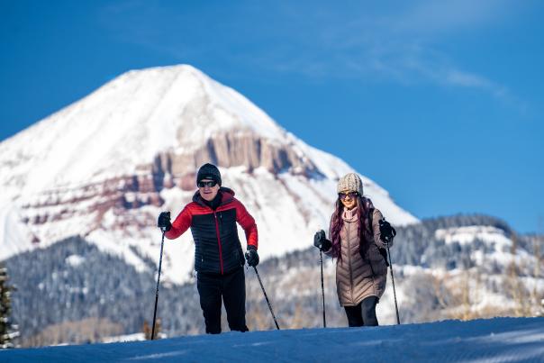 Cross Country Skiing at the Durango Nordic Center During Winter