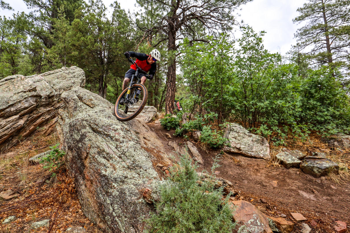 Mountain Biking in the Twin Buttes Area During Summer