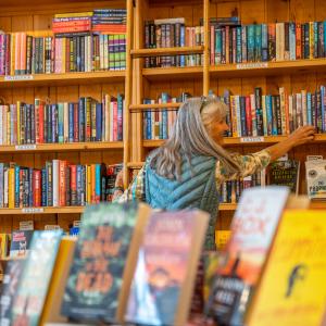 Inside of Maria's Bookstore