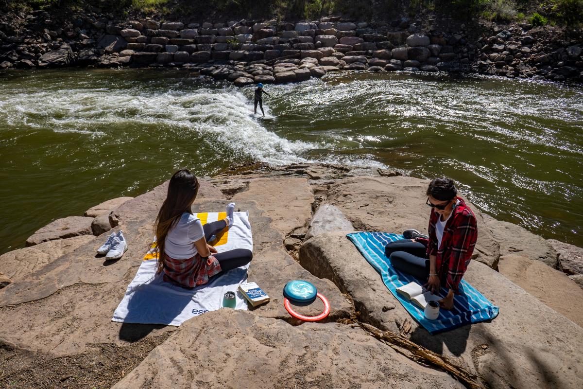 Hanging Out at Santa Rita Whitewater Park During Spring | Dave Sugnet | Visit Durango