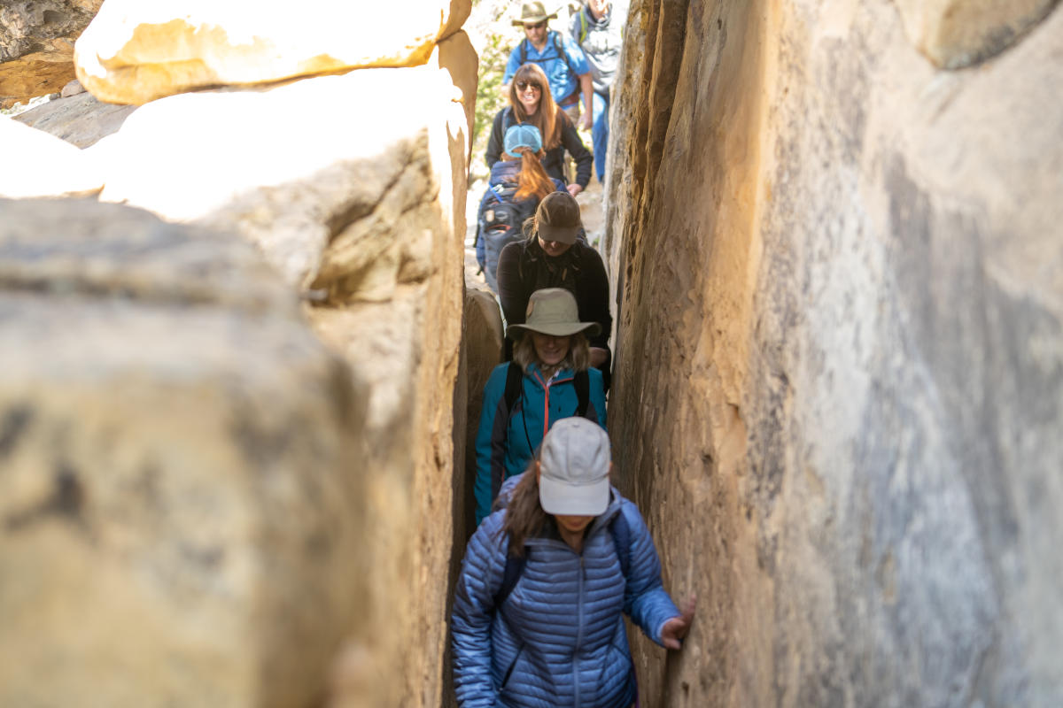 Guided Tour of Mesa Verde National Park by Durango Rivertrippers During Spring