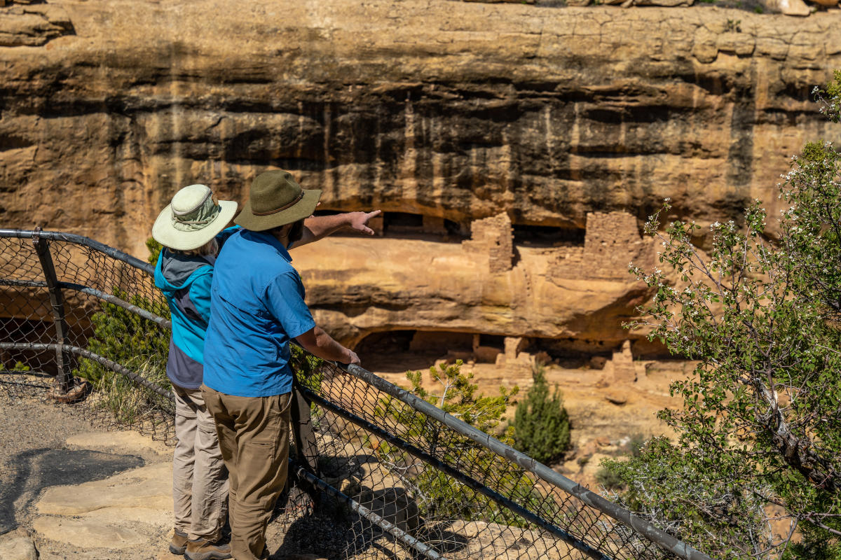 Guided Tour of Mesa Verde National Park by Durango Rivertrippers During Spring