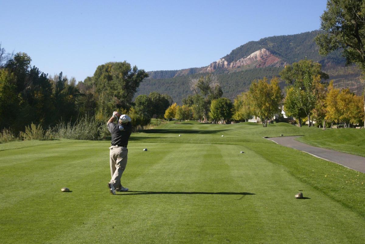 Golfing