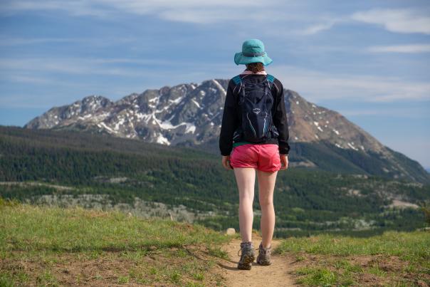 Hiking on the Colorado Trail, Near Molas Pass