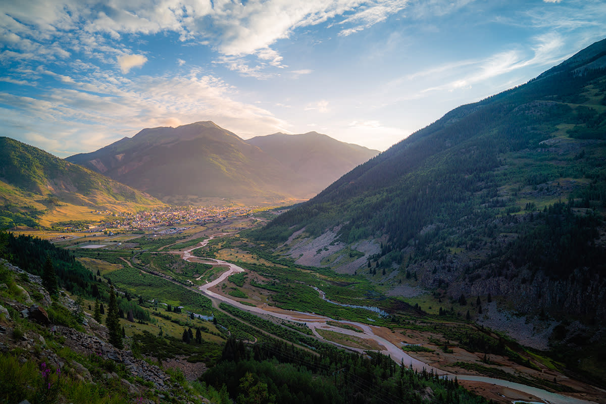 Silverton, Colorado During the Spring