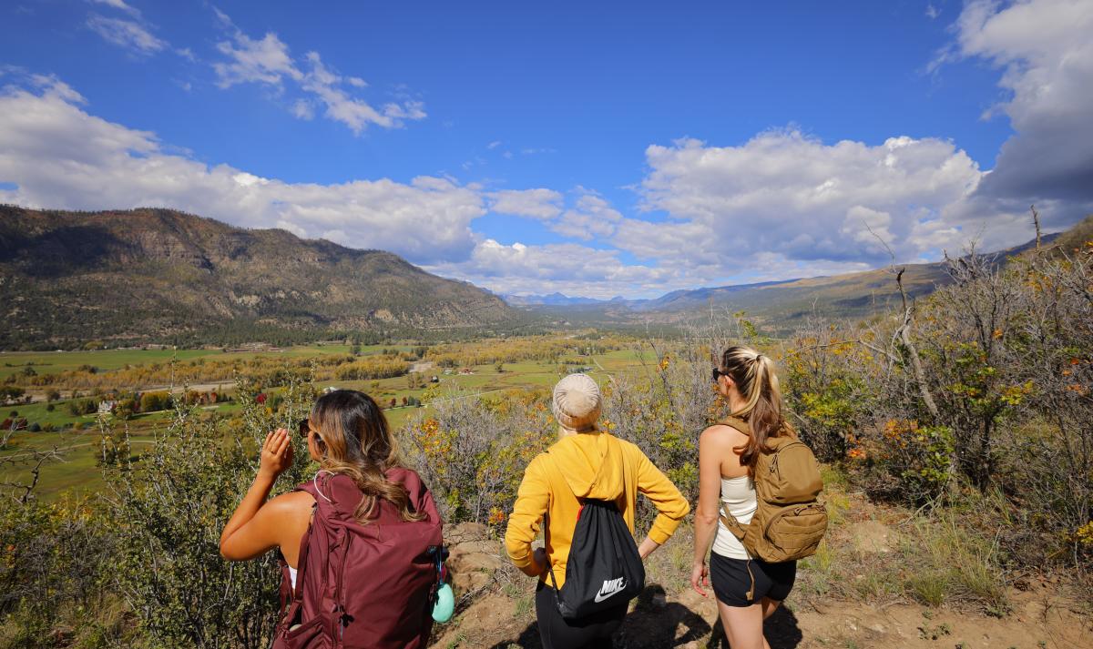 Hiking the Stevens Trail on Missionary Ridge During Fall