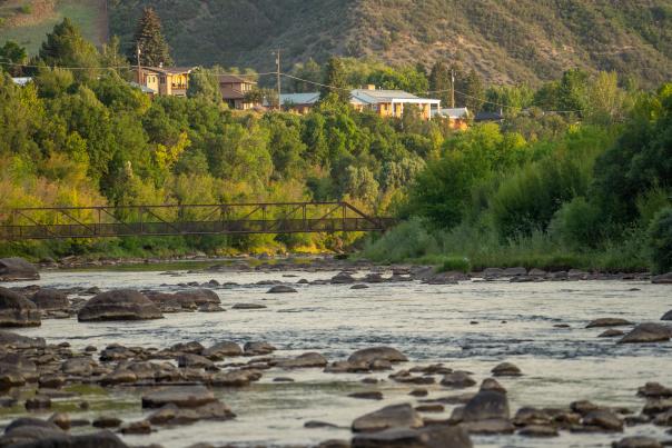 Animas River from Memorial Park, Durango, CO