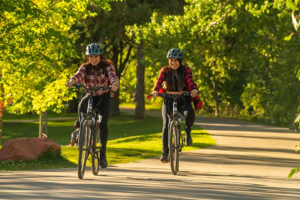 Biking on the Animas River Trail