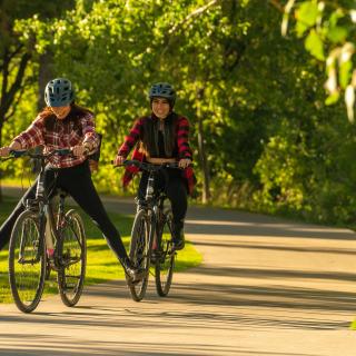 Biking on the Animas River Trail