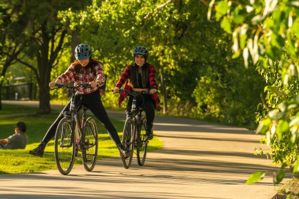 Biking on the Animas River Trail