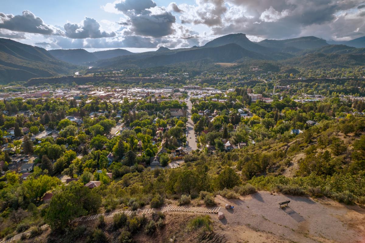 Sky Steps During Fall in Durango, CO