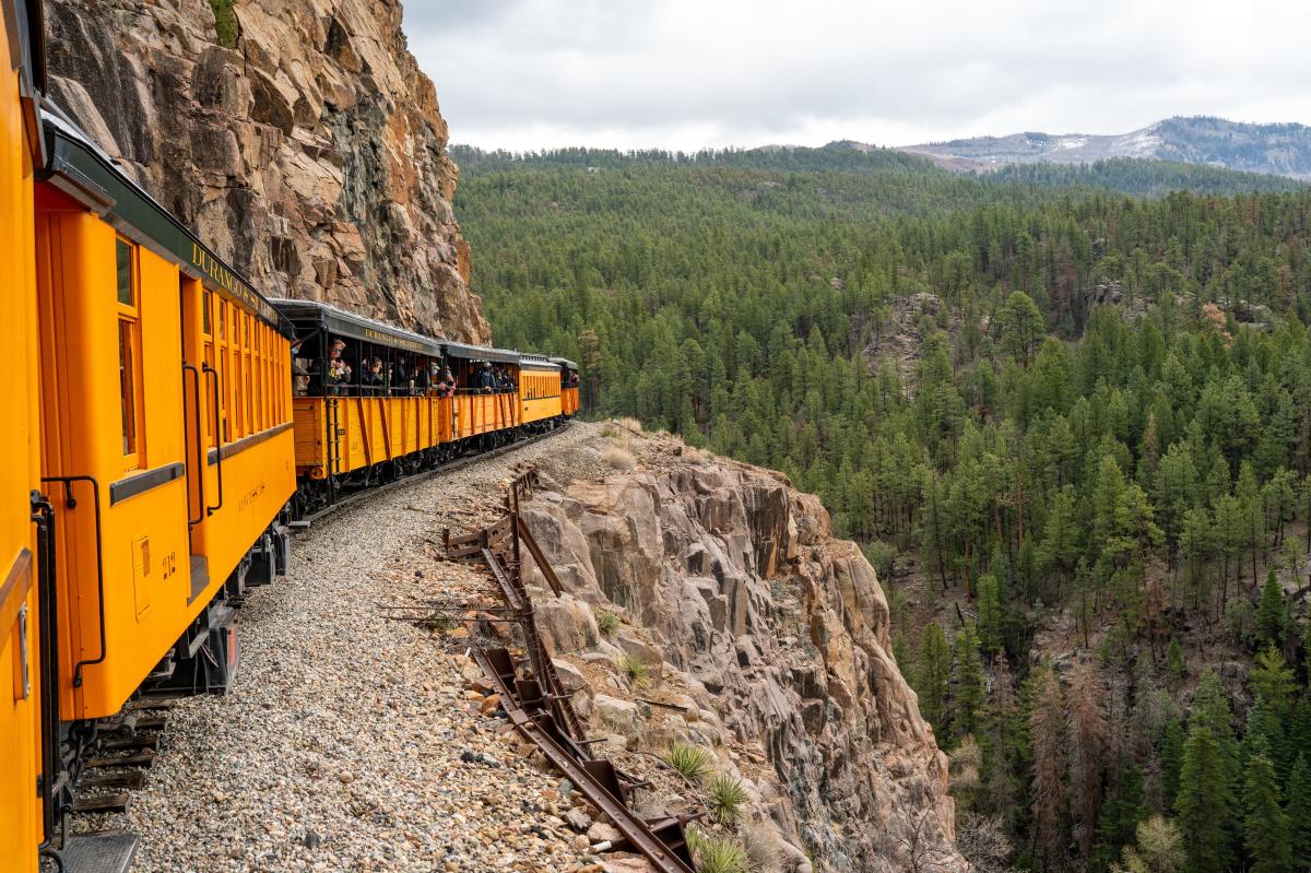 Durango Train During the Spring