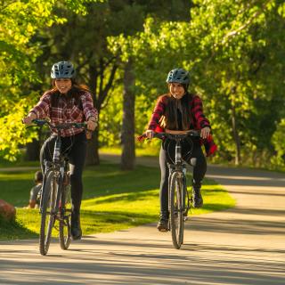 Bike Riding on the Animas River Trail, Durango, CO