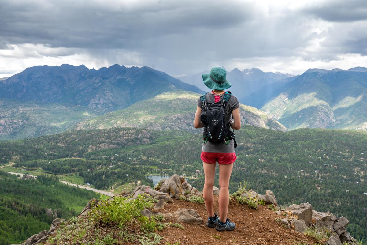 Hiking on Castle Rock