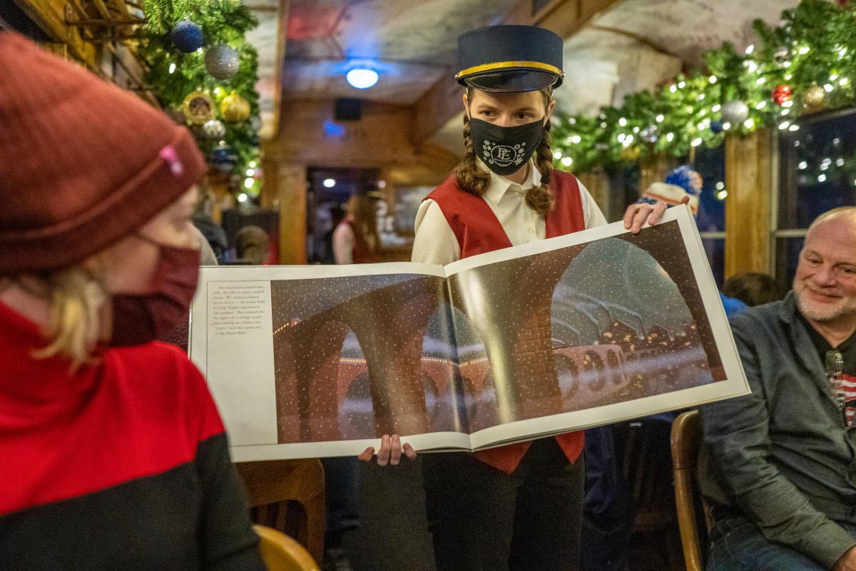 Polar Express Train in Durango, CO