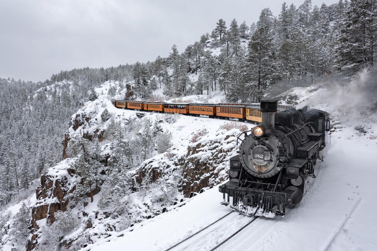 Durango Train in the Winter