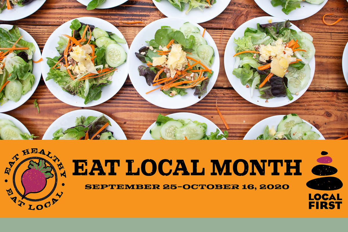 Eat Local Month Signage Durango, CO