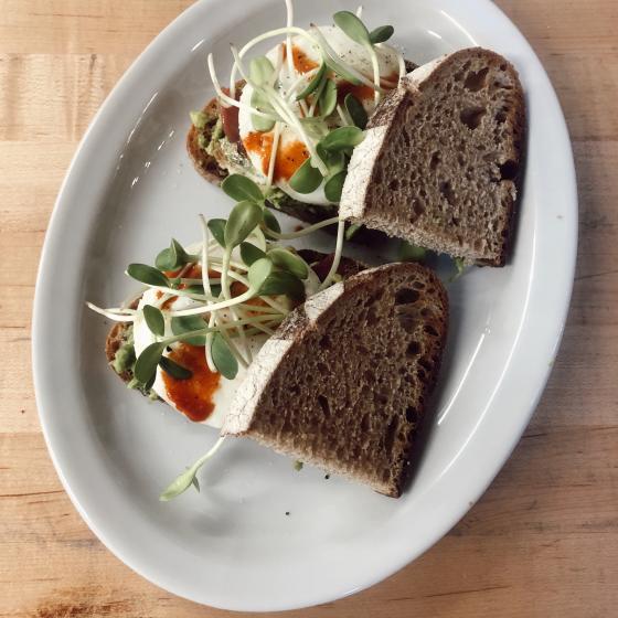 Avocado Toast at Downtown