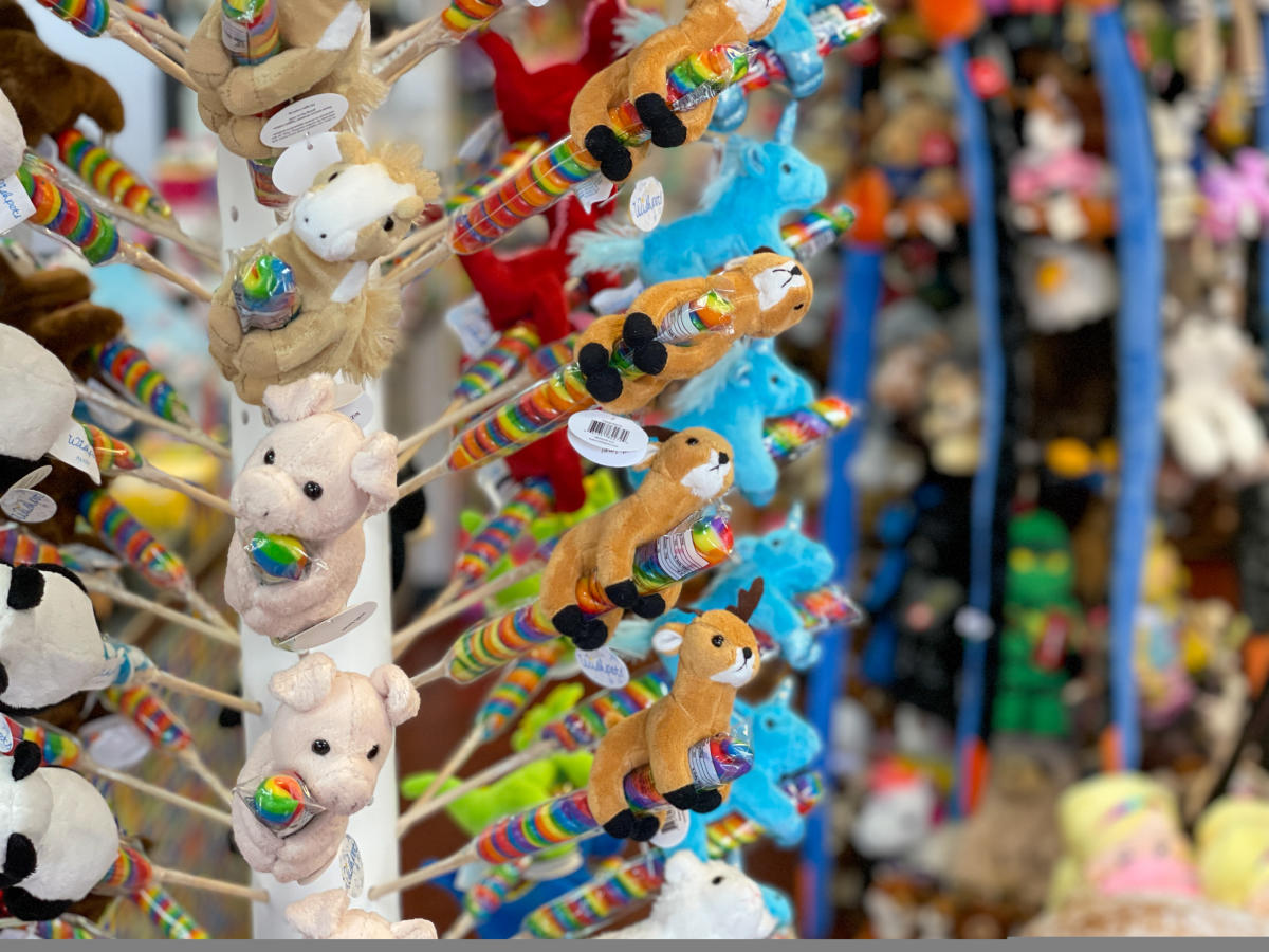 Stuffed Animals at Twilight Toys, Durango, CO