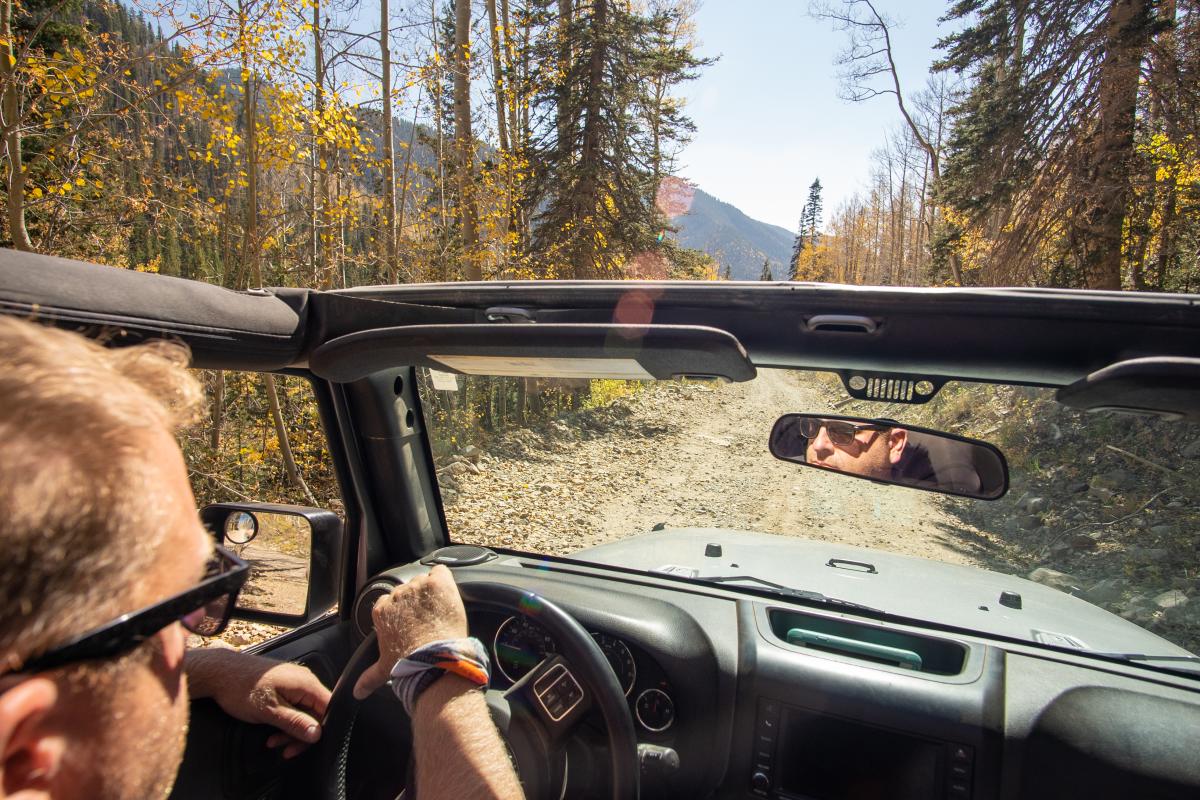 Jeeping in La Plata Canyon, Durango, CO