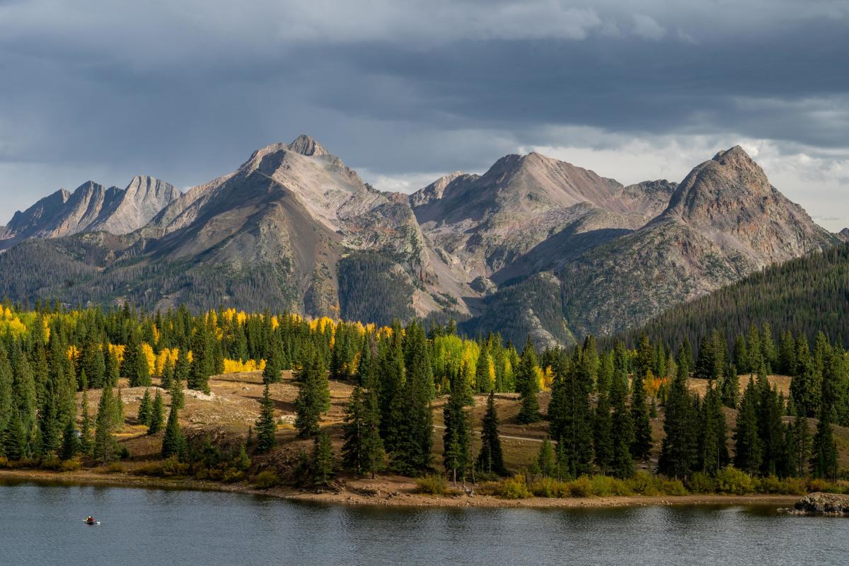 Molas Lake and the Grenadier Range During Fall