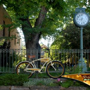 Rochester Hotel Courtyard with Bike