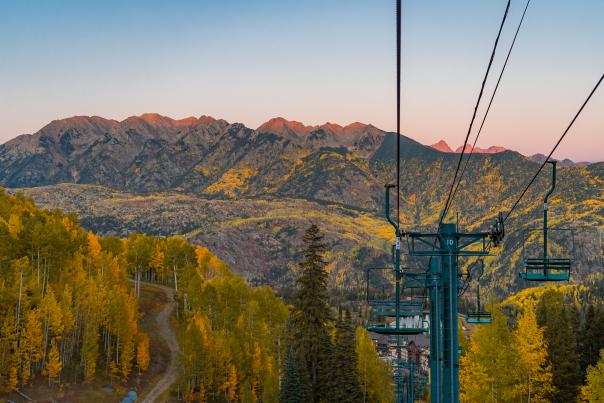 Sunrise Fall Colors at Purgatory Resort