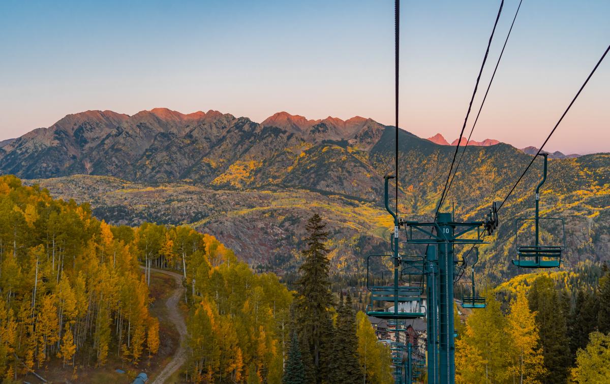 Sunrise Fall Colors at Purgatory Resort