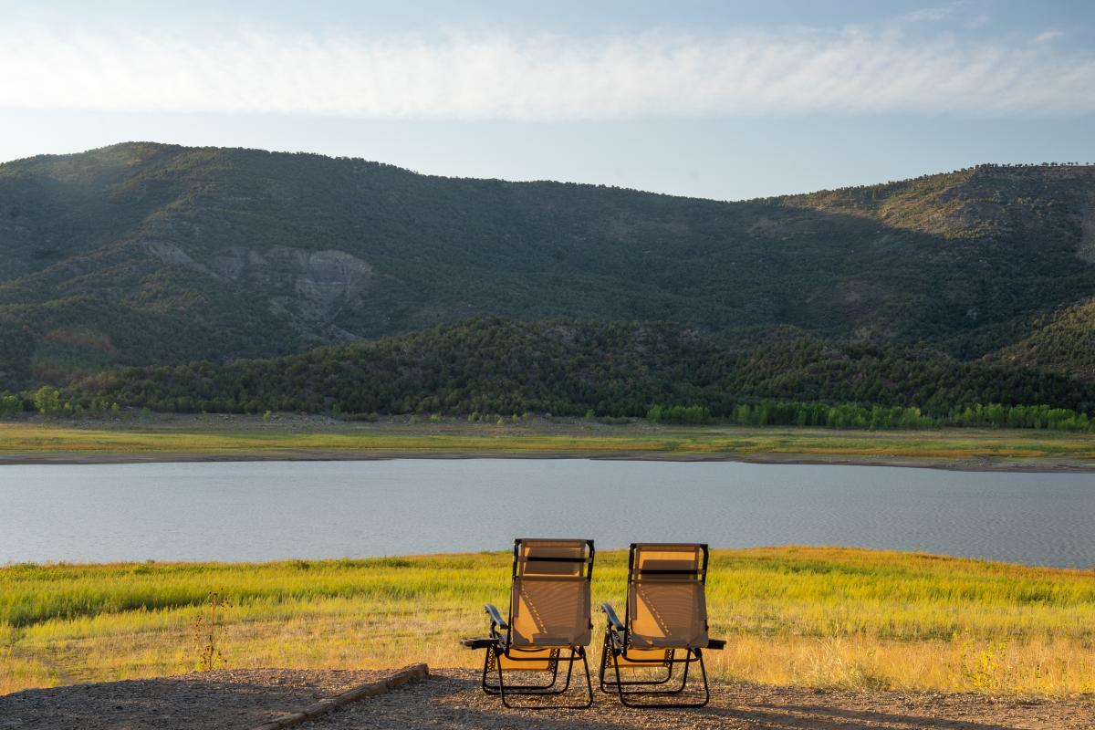 Sunset at Navajo Lake, Arboles, CO