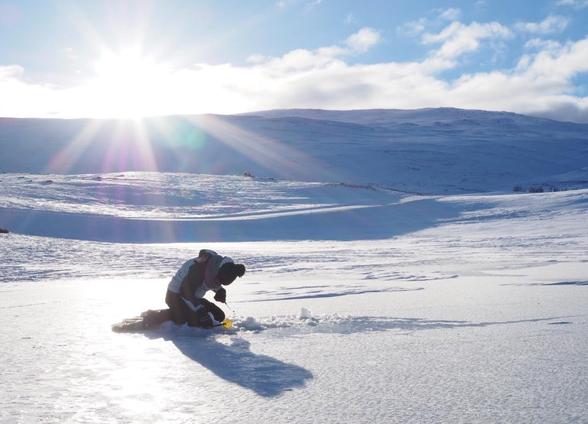 Winter Fishing at Vallecito Reservoir