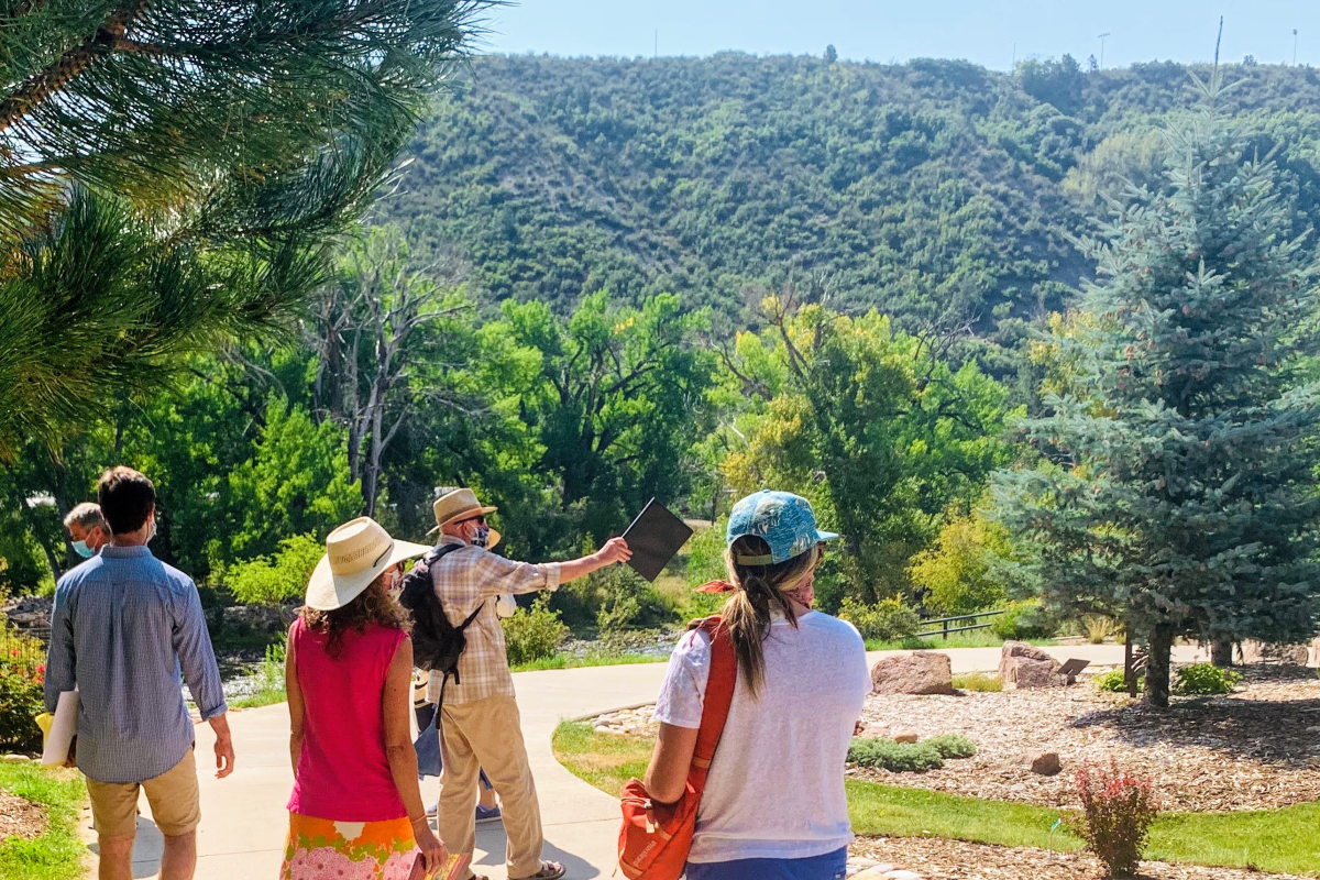 Volunteers at the Durango Botanic Garden